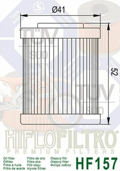 hiflofiltro oliefilter voor motor ktm 625 sxc lc4 2003 tot 2006 nieuw