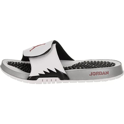 Air Jordan Hydro 5 Slide 'Wit Rood Zilver' 555501-112 44 white