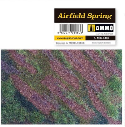 AMMO by Mig Jimenez Modelbouwdecoratie - MIG 8480 Airfield Spring - Mat for Diorama Accessoires set