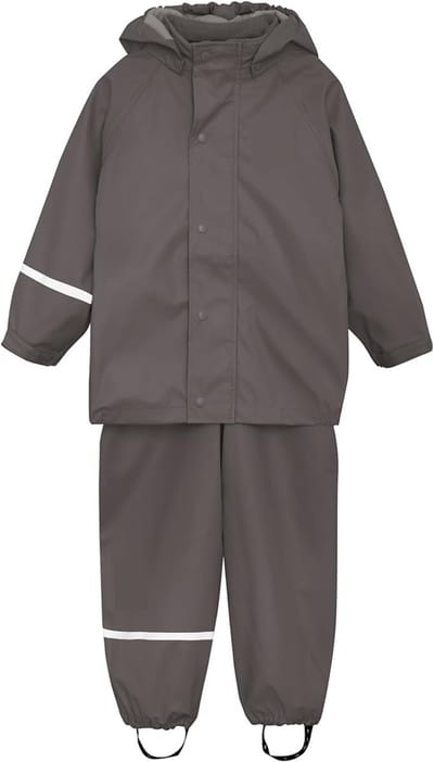 Famanu - Basic rainwear set – solid PU meisjes Regenjas
