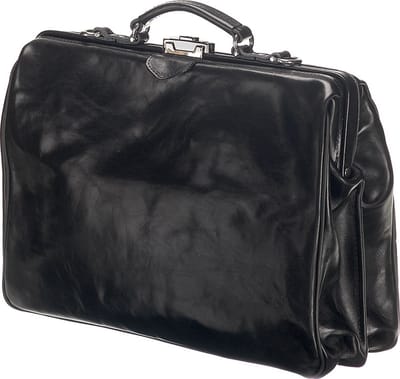 Mutsaers® Leren Laptoptas - The Classic - Werktas - Aktetas  - Ecologisch Leer - Zwart - 15.6 inch