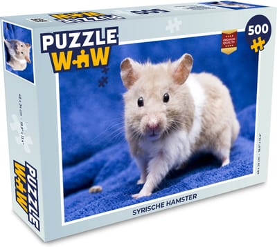 Puzzel Syrische hamster - Legpuzzel - Puzzel 500 stukjes