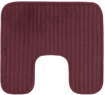 Ibenzoa® Zacht en antislip U-vormig toilettapijt voor comfortabel badkamergebruik