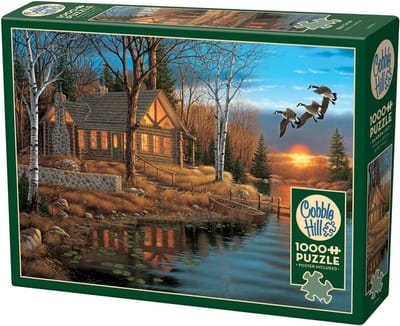 Legpuzzel 1000 Stukjes - Landschap Puzzel - Ontspanning Thuis - Unieke Vormen - 100 x 68 cm - Huis aan Meer