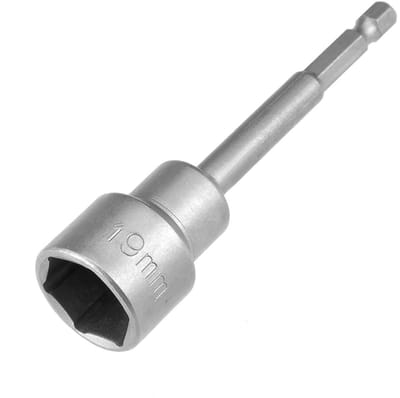 Dailygoods- Moer Setter - 19 mm Moer Driver - 1/4 Snelwisselbare Zeskantschacht - 100 mm Lengte - Magnetisch - Ideaal voor Houtbewerking - Schroevendraaier