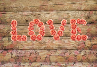 Love Photo Wallcovering