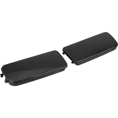 ABS Noir Cadre de Garniture de Cache-Phare Antibrouillard Avant Compatible pour E30 E36 E46 318 323 325(# 3) black