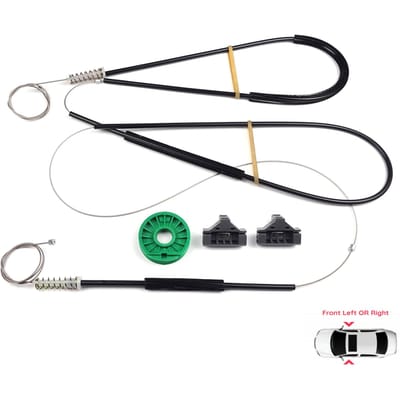 BWR556 Raammechanisme Reparatieset Links of Rechts voor Seat Ibiza 6K1 6K2 Seat Cordoba MK1 SX 1993-2002 3-Deurs HB Coupé