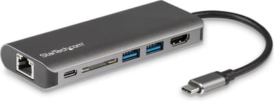StarTech.com USB C Multiport Adapter - USB-C/Thunderbolt 3 - 4K HDMI - 60W PD