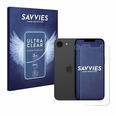 Savvies - Screenprotector voor Apple iPhone 16e / 17e - Folie Beschermfolie transparant 18 Stuks