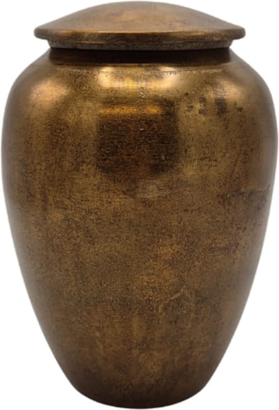 Urnenspecialist® - Urn - Pot - Asbuis - 2500ML - Antiek Goud - Gold - Standaard Urn - As - Asverwerking