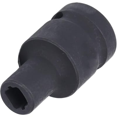 M10 Vierkante Tapdopsleutel Cr-Molybdeenstaal 12 Inch Aandrijving Veerbelaste Dop voor Elektrisch Pneumatisch black