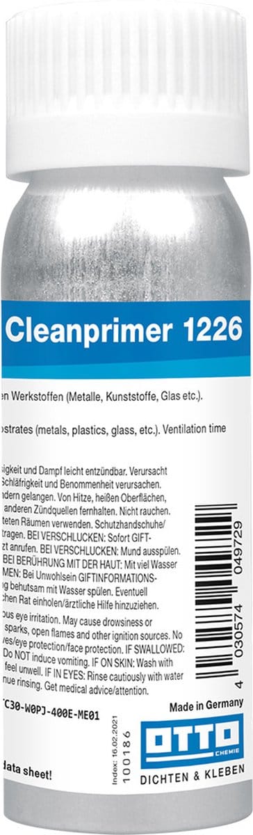 Otto Cleanprimer 1226 universele hechtreiniger - 100 ml blik - voor oppervlakken voor kit en lijm