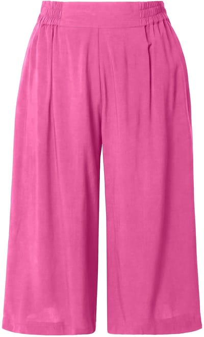 Studio Untold - Dames - Culotte zeer wijde pijpen high waist shape - Zomerbes - Maat 48
