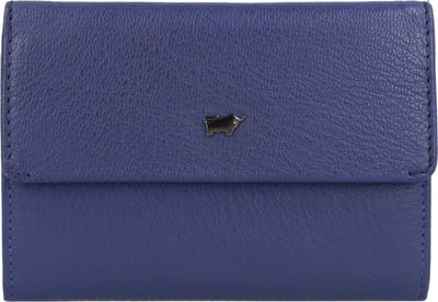 Braun Büffel Leren Portemonnee Anna RFID 15CS Zip Wallet Saphir Blauw