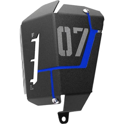 Couvercle de protection du réservoir de récupération de liquide de refroidissement MT07 FZ07, pour Yamaha MT-07 FZ-07 bleu