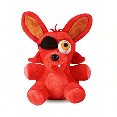 Nouveaux Peluches Mignons Freddy Fnaf Poupée Ours Bonnie Renard Dessin Animé Poupée en Peluche Freddy Jouets Pour Enfants Cadeaux Fans red