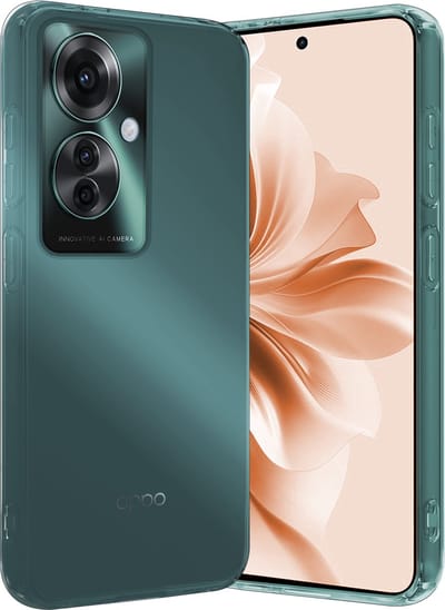 Hoes - Geschikt voor OPPO Reno 11F - Sterk & Shockproof - Hoesje Cover - Siliconen Case - Transparant