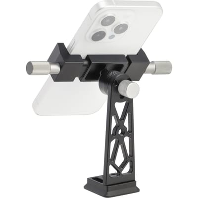 Support de Trépied de Téléphone Multifonctionnel Support de Téléphone Pince de Téléphone en Métal Alliage d'Aluminium Rotatif à 360 degrés noir