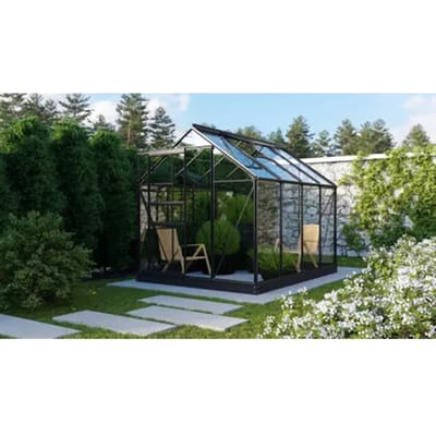 Vitavia Tuinkas Planet 5000 - Veiligheidsglas 3mm - Zwart - 195x257x207cm