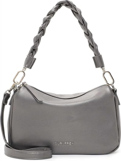 SURI FREY Schoudertas Tiffany Handbag Darksilver Grijs