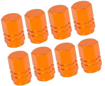 Dailygoods- Ventieldoppen 8 Stuks - Ventieldoppen Auto/Fiets - Aluminiumlegering - Stofdicht - Duurzaam - Eenvoudige Installatie - Banddoppen
