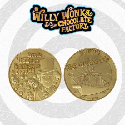 WILLY WONKA AND THE CHOCOLATE FACTORYLimited Edition Dreamers Collectible Coin