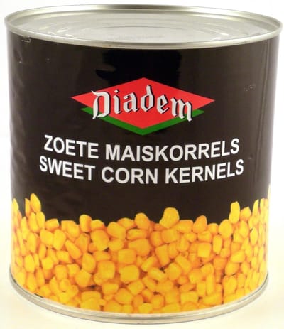 Diadem Zoete Maïs 2,120kg 3L – Grote Pot Extra Zoete Maïs voor Haak en Voer