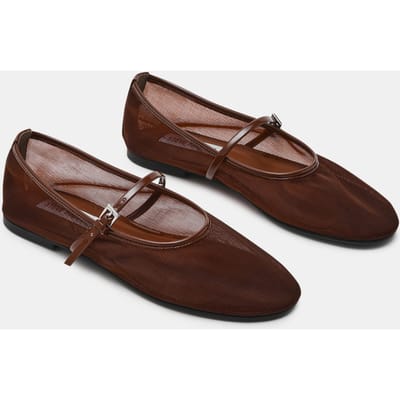 Steve Madden Mash Flat Shoes Dk Sepia Brown Maat: 42 | Ballerina's Outlet | Dames | Bruin
