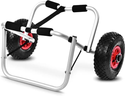 Dismountable en Vouwbare Kayak Transportwagen van Aluminium, Ideaal voor Kano en Boot, Handige Trolley voor Wateractiviteiten