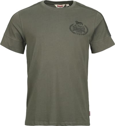 Lonsdale London BREOCK Heren T-shirt - olijf - S