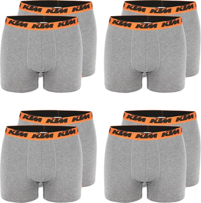 KTM by FREEGUN Boxershorts voor heren, ondergoedbroek, herenboxer, set van 8 multipack