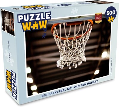 Puzzel Een basketbal net van een basket - Legpuzzel - Puzzel 500 stukjes