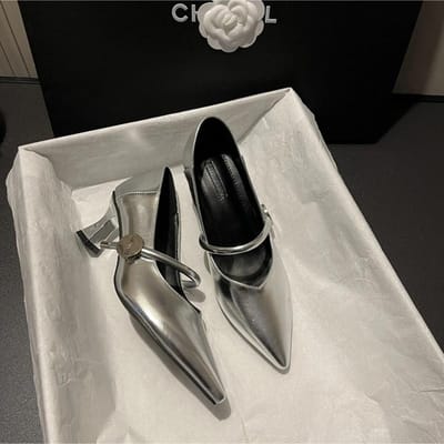 Designer Lage Hak Instappers Dames Mary Jane Schoenen Mode Ondiepe Vlinderknoop Schoenen Dames Elegante Feestjurk Pumps Schoenen 35