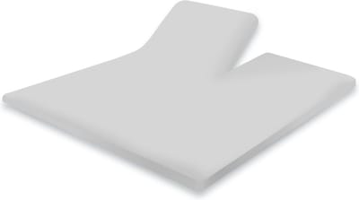 Eleganzzz Splittopper Hoeslaken Katoen Perkal - Licht Grijs - 160x200cm - Split Enkel - Single Split Topper - Hoeslakens - Tweepersoons