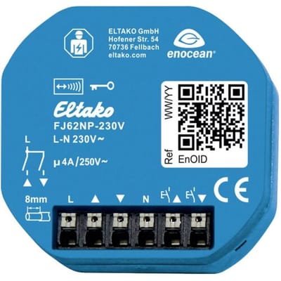 Eltako FJ62NP-230V Jaloezie- en rolluikactor Draadloos Inbouw (in muur)
