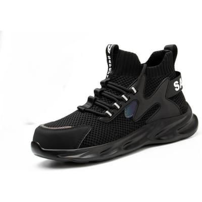 Chaussures d'assurance travail, Respirantes à embout acier anti-écrasement et anti-perforation, Chaussures de protection de sécurité légères et confortables 48