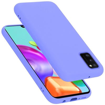 Cadorabo Hoesje geschikt voor Samsung Galaxy A41 in LIQUID LICHT PAARS - Beschermhoes gemaakt van flexibel TPU silicone Case Cover