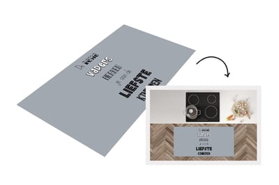 Keukenloper - Loper keuken - Vaderdag geschenk - Vader - Spreuken - De beste vaders - Quote - 120x60 cm - Keukenloper vinyl