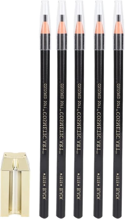 Complete Set van 4 in 1 Oogbrauwpotloden met Slijper en Tattoo Makeup Accessoires voor Perfecte Oogbrauwmake-up