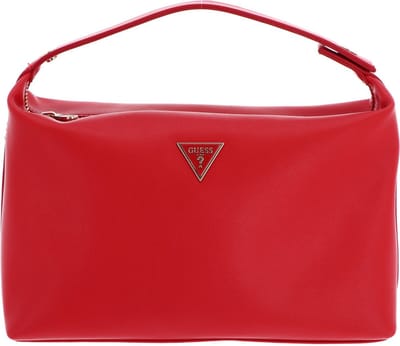 GUESS Cosmetische tas Strap Beauty Case Red Rood