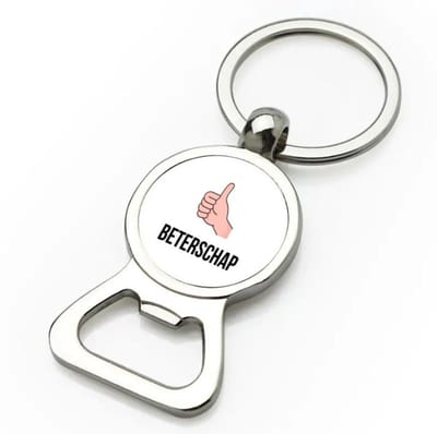 Akyol - beterschap duimpje omhoog flesopener - Beterschap - iemand die ziek is of iets gebroken heeft - ziek - koorts - snel beter worden - cadeau - beterschap cadeau - kado - gift - geschenk - 9 bij 3 cm