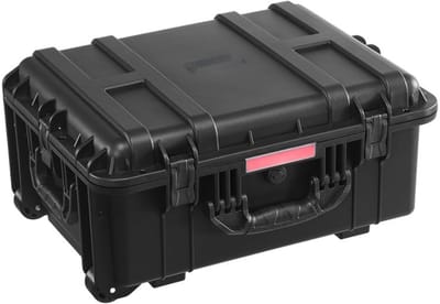 Harde Beschermkoffer - Trolley Op Wielen - 70,8 L - IP67 Waterdicht - Schuimrubber Inzet - 4 Sluitingen - 4 Hangslotgaten - Uitschuifbare Handgreep