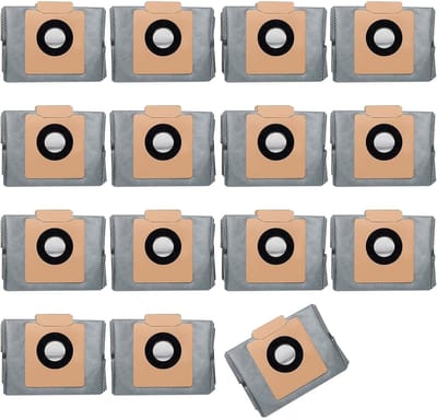 Eufy X8 Pro en X10 Pro Omni Stofzakken (15 Stuks, Plus.Parts® alternatief voor T29F70A2)