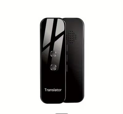 Slimme Taalvertaler met App – 150 Talen & Accenten – Real-time Vertaling (0,5s) – 98% Nauwkeurig – Draagbare Translator met Bluetooth – Twee-weg Gespreksvertaling – iOS & Android