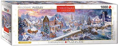 Panoramische puzzel 1000 stukjes met zee en vuurtoren