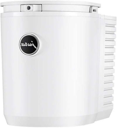Koelcontainer Melk - Melkkoeler Melkreservoir - Koffie Bereiden - Temperatuurregeling - 1 Liter - Wit