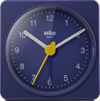 Braun BC02BL -  Wekker - Analoog - Reis - Blauw