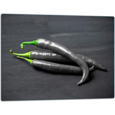 TMK ArtDeko Serie - Glazen Snijplank - 52x40cm - Chilli - UV-Print