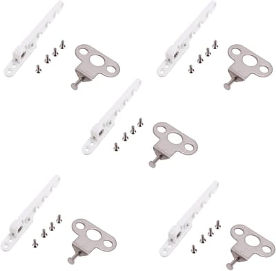 Raam Ventilatiebegrenzer - Wind Stopper - Veilig Ventileren - Set van 5 Stuks - 20x15x10 cm - Wit